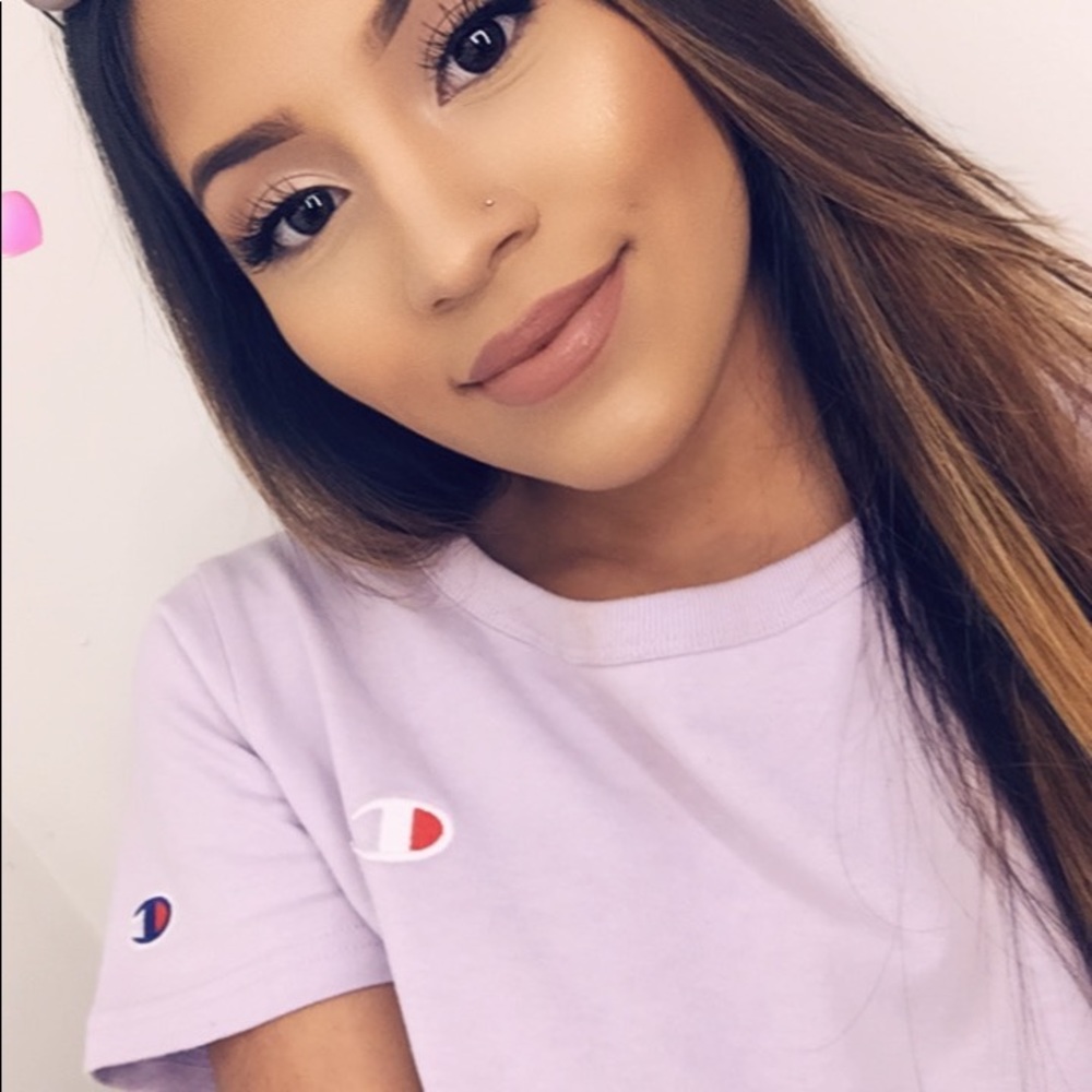 Purple Champion crop top